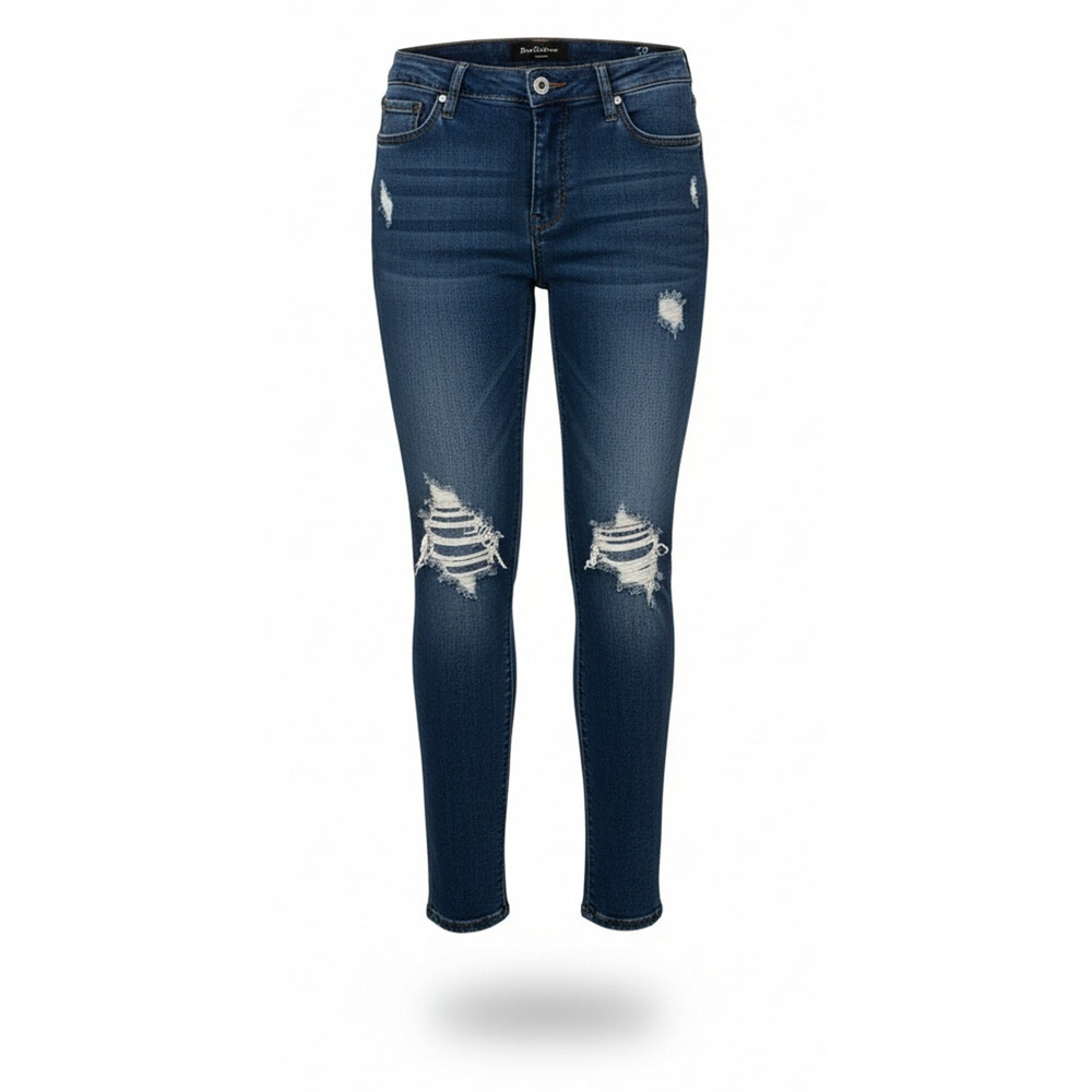 Resfeber Los Angeles Collection Jeans Womens Size 12 Dark Wash Distressed